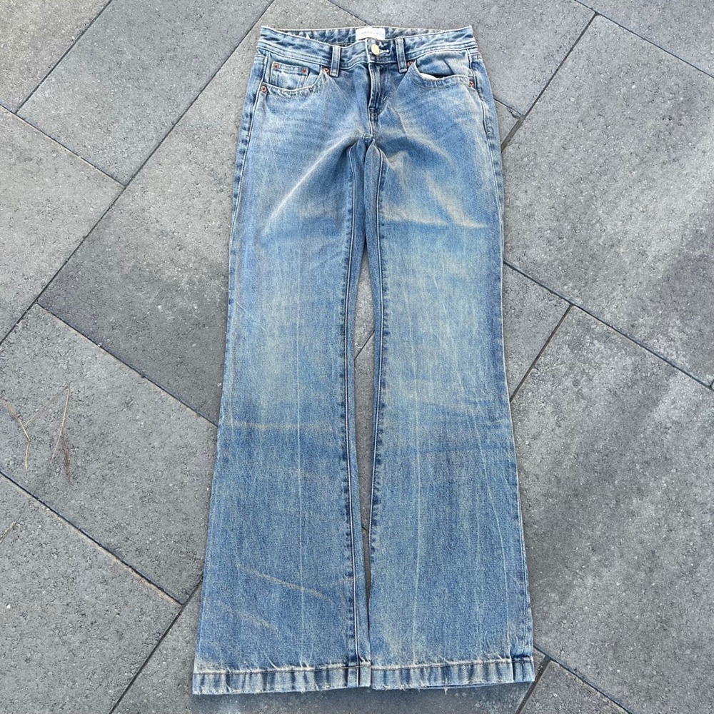 PacSun Jade Low Rise Bootcut Jeans Light Wash Blue Denim Size 23 27x31